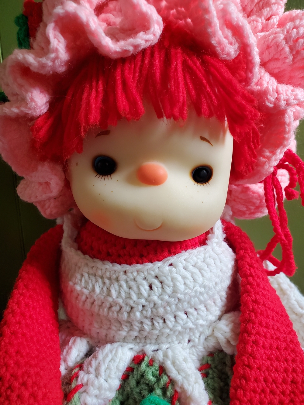 Vintage 80s Handmade Strawberry Shortcake Doll
